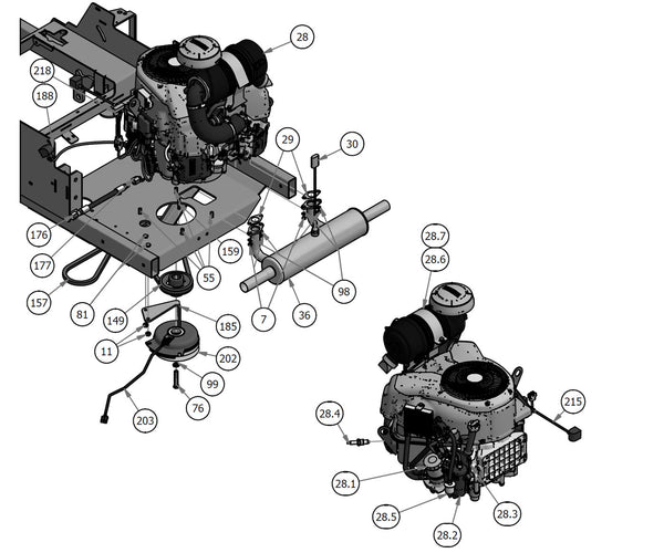 824cc Yamaha EFI 33hp