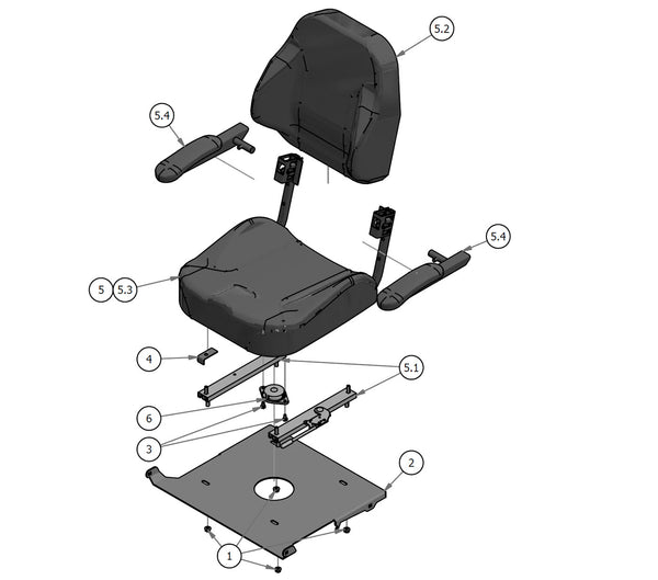 Seat Assembly (Kawasaki Magnum Only)