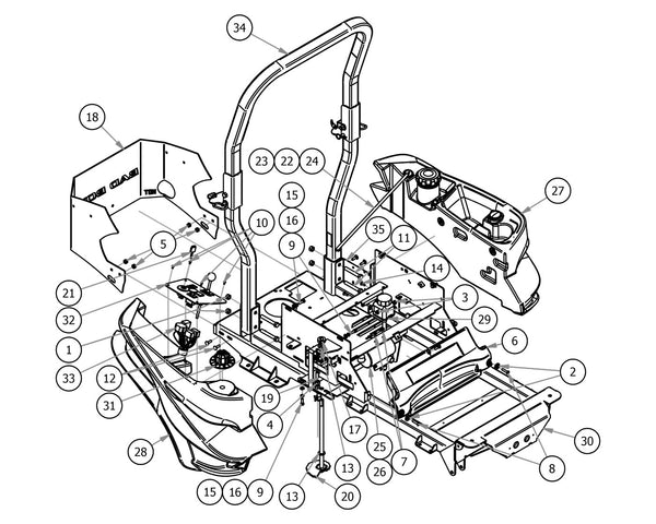 Gas Tank & Rear Cover