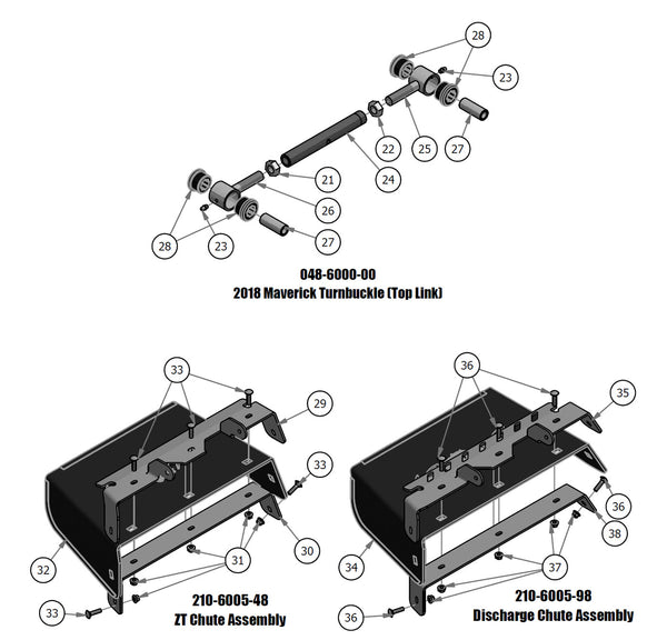 Turnbuckle & Chute Assembly
