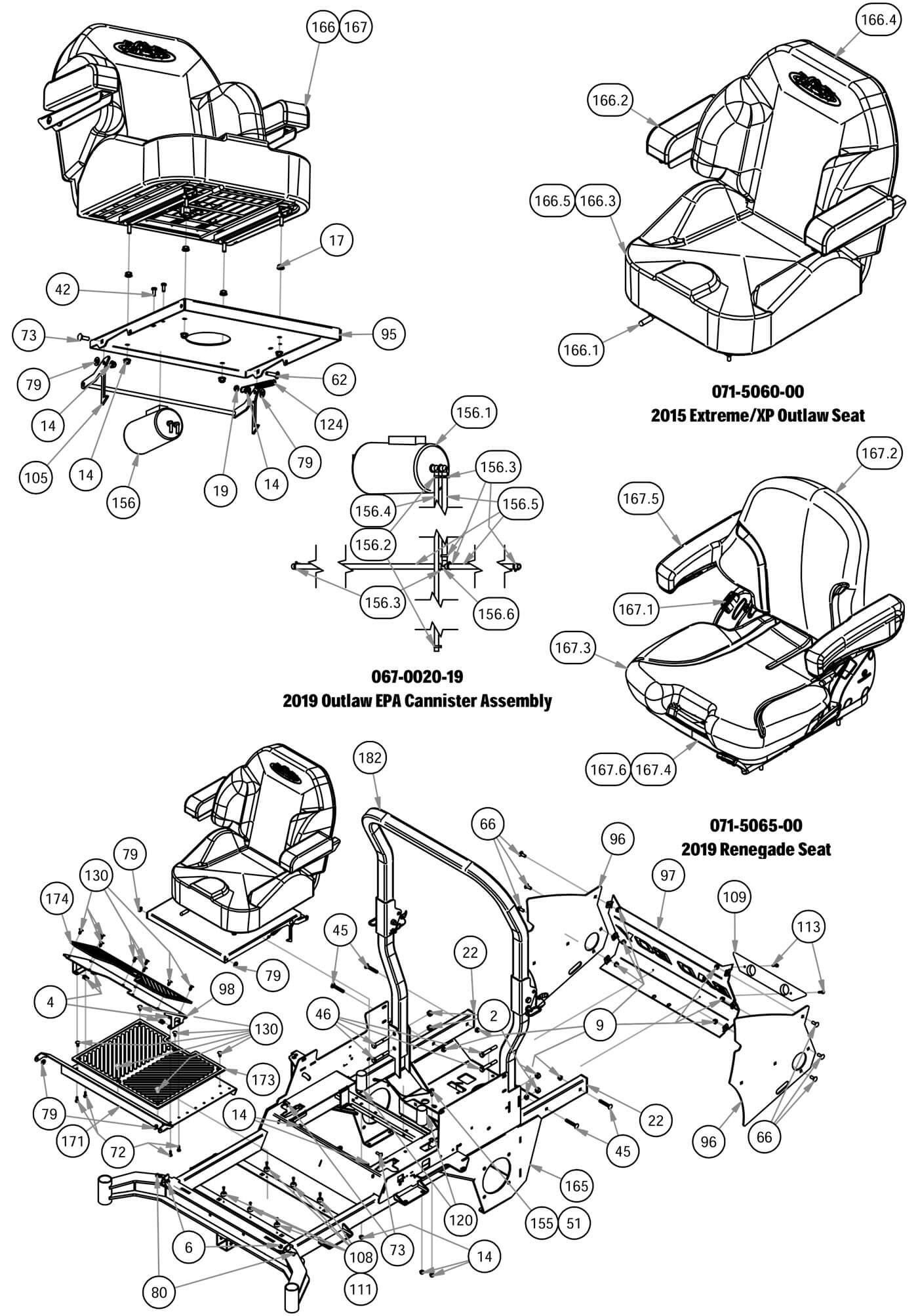 Cover & Seat Pan Assembly