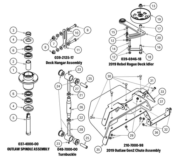 Deck Sub-Assemblies