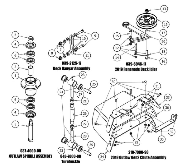 Deck Sub-Assemblies
