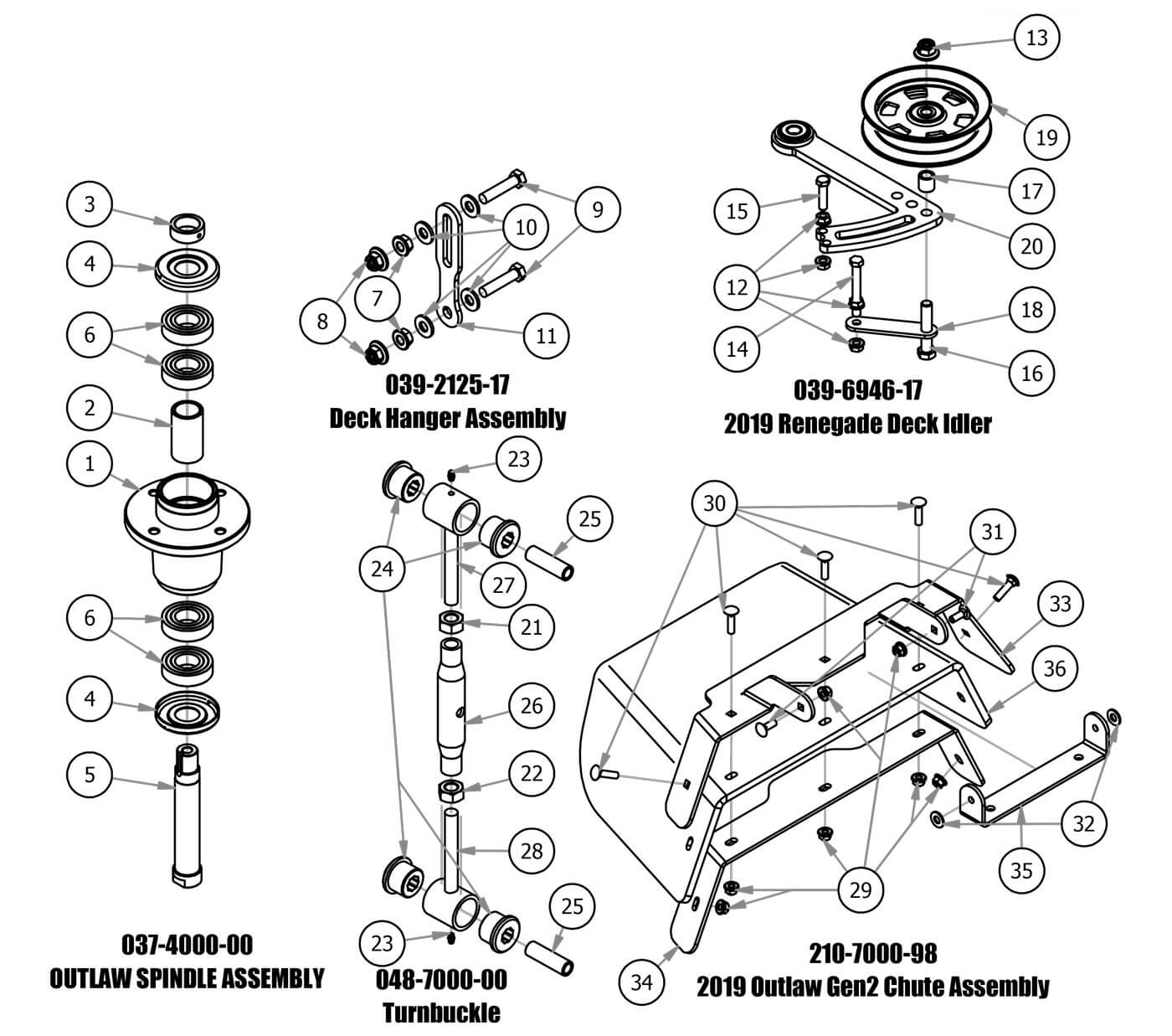 Deck Sub-Assemblies