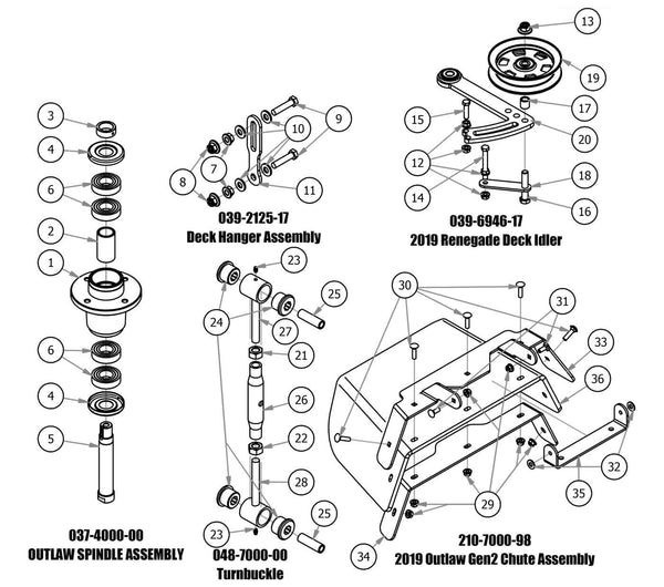 Deck Sub-Assemblies