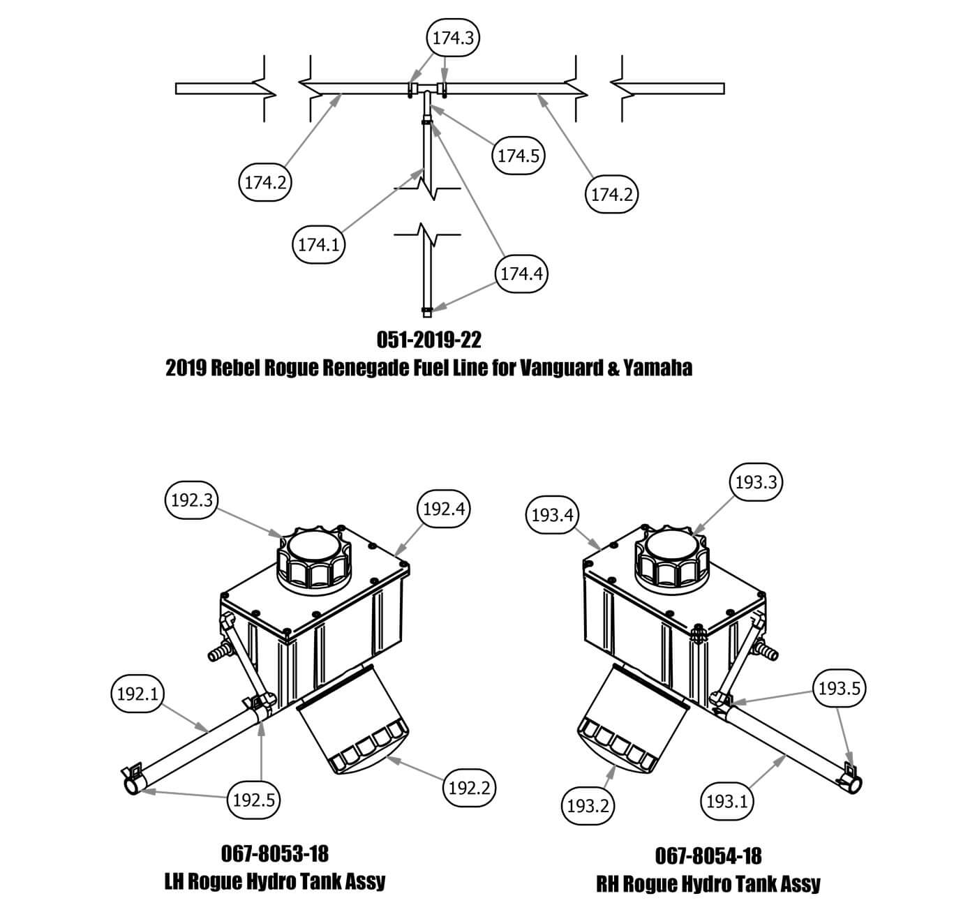 Fuel Line & Hydro Tank
