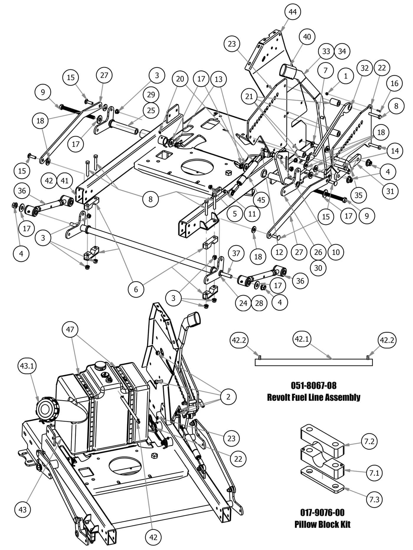 Deck Height Lever Assembly