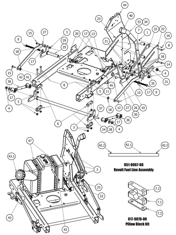 Deck Height Lever Assembly