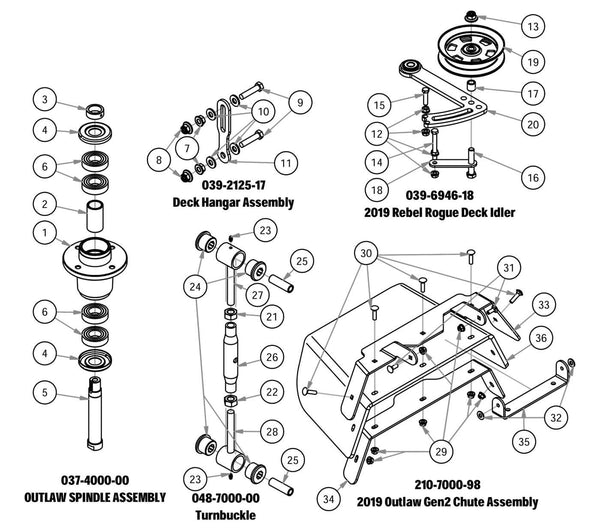 Deck Sub-Assemblies
