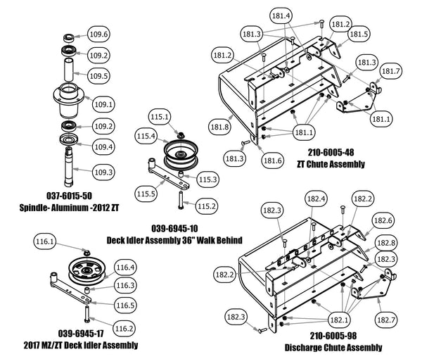 Deck Sub-Assemblies