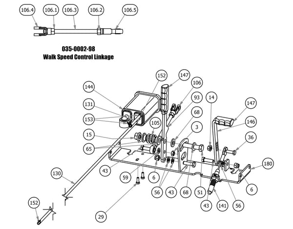 Walk Speed Control Assembly