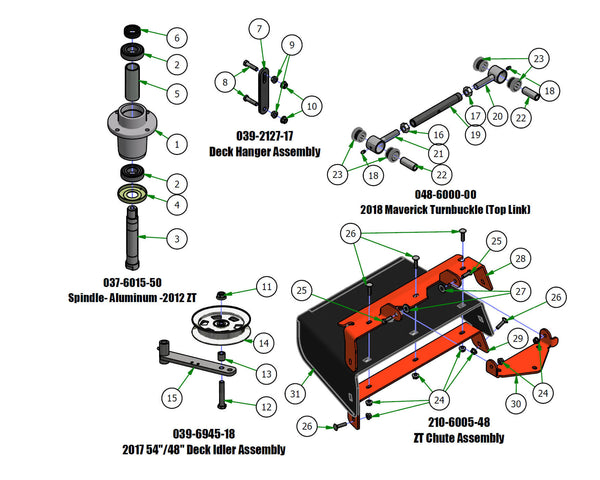 Deck Sub-Assemblies