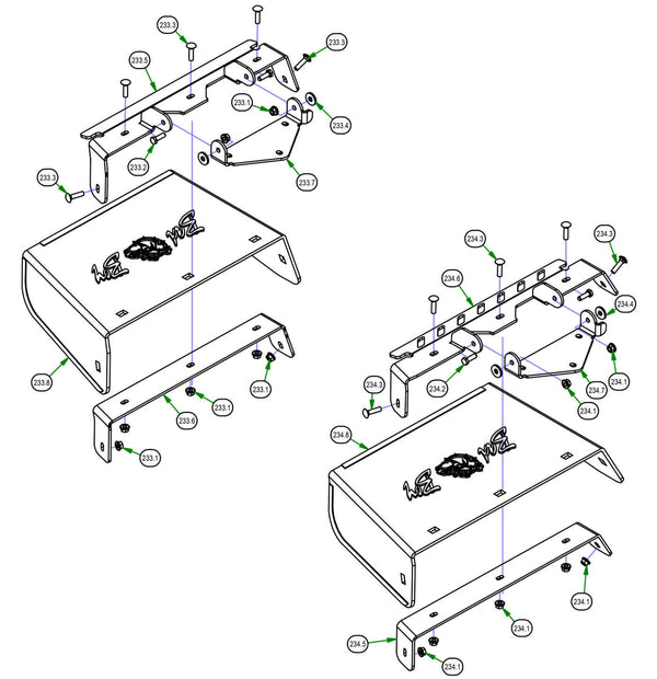Deck Sub Assemblies - Chute & Discharge Chute