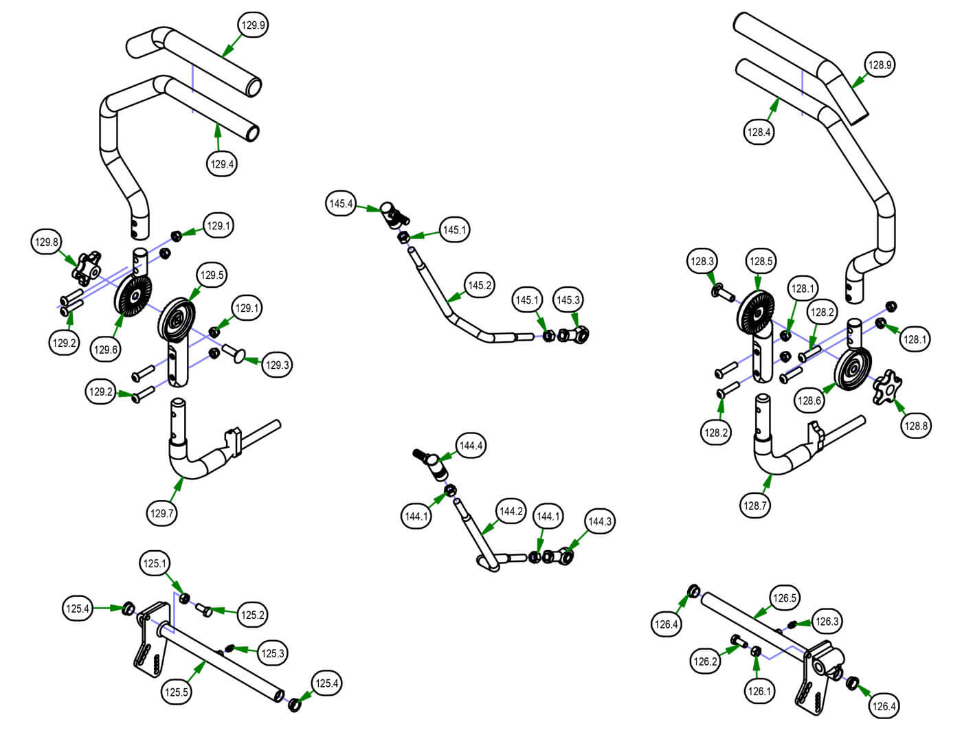 Drive Arm Sub Assemblies