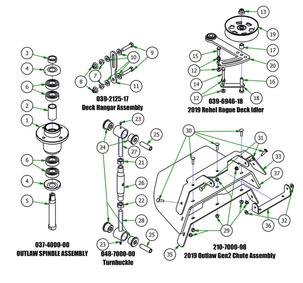 Deck Sub Assemblies