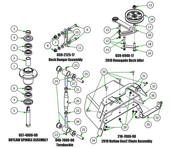 Deck Sub Assemblies