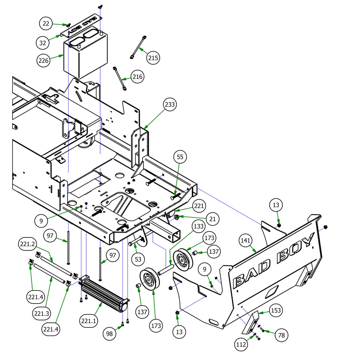 Rear Cover & Hydraulic Coolers