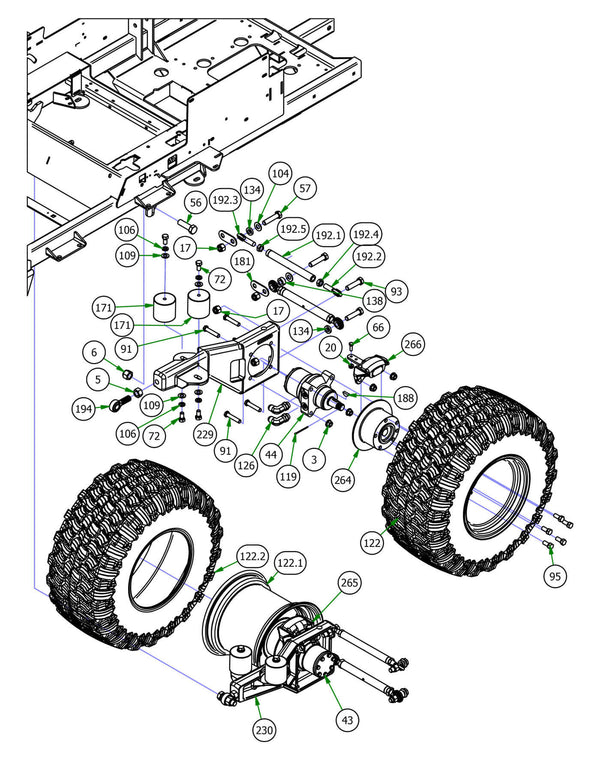 Rear Swing Arms