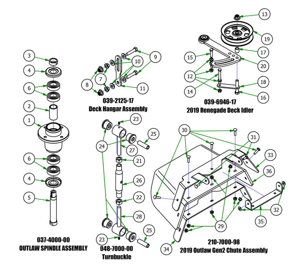 Deck Sub Assemblies