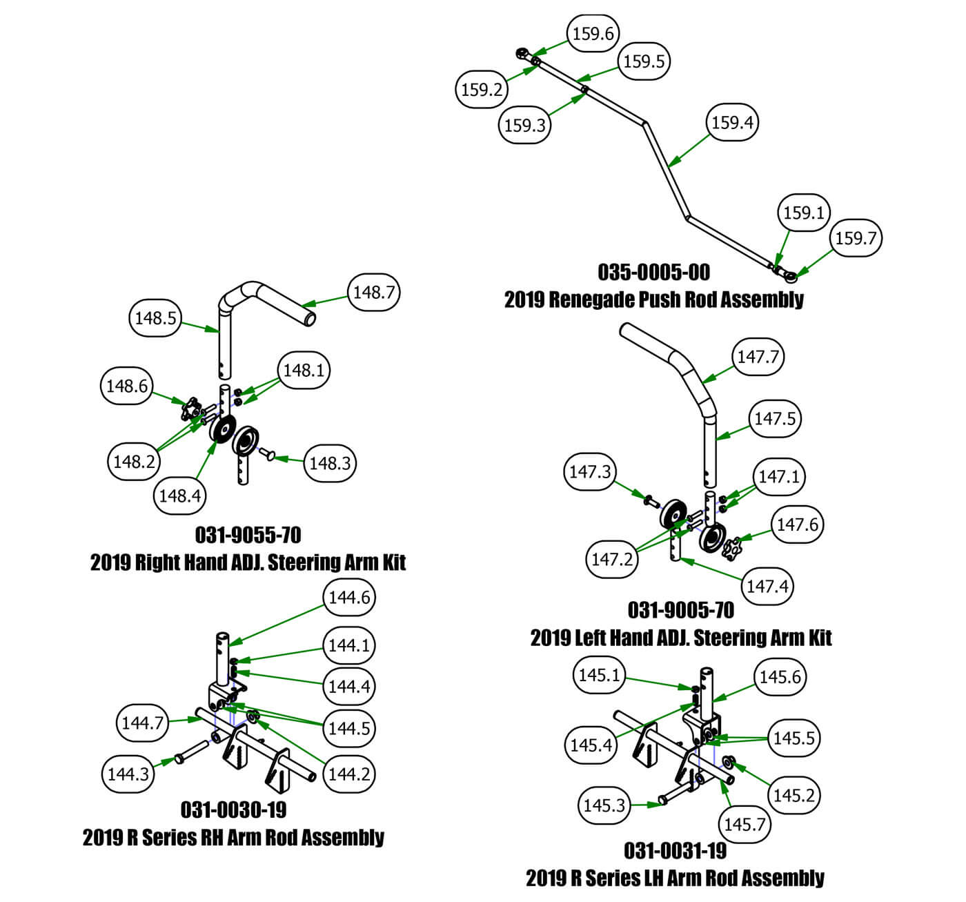 Steering Sub Assemblies