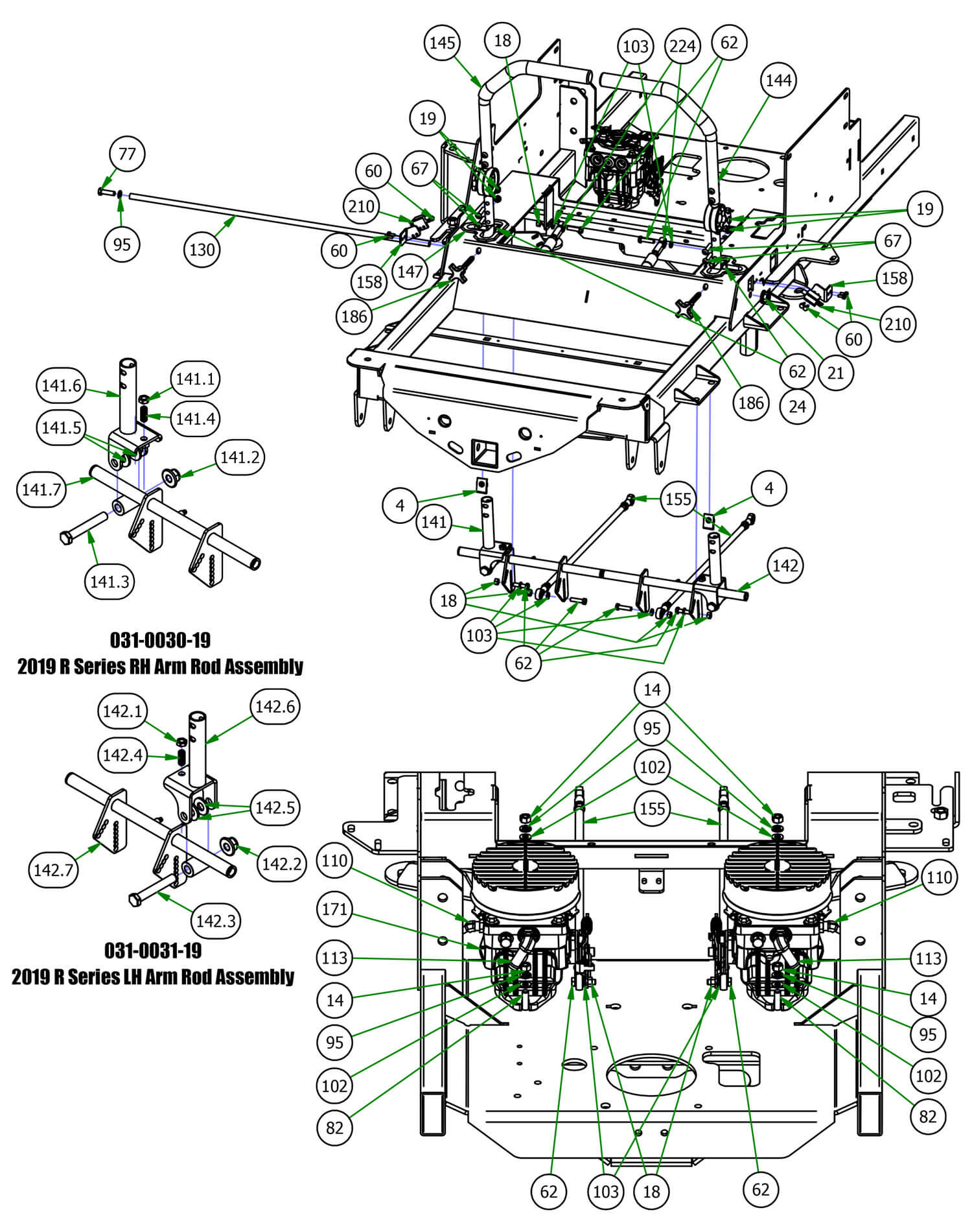 Drive Arm Assemblies