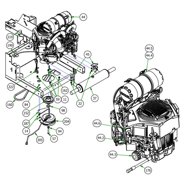 824cc Kohler EFI 33HP