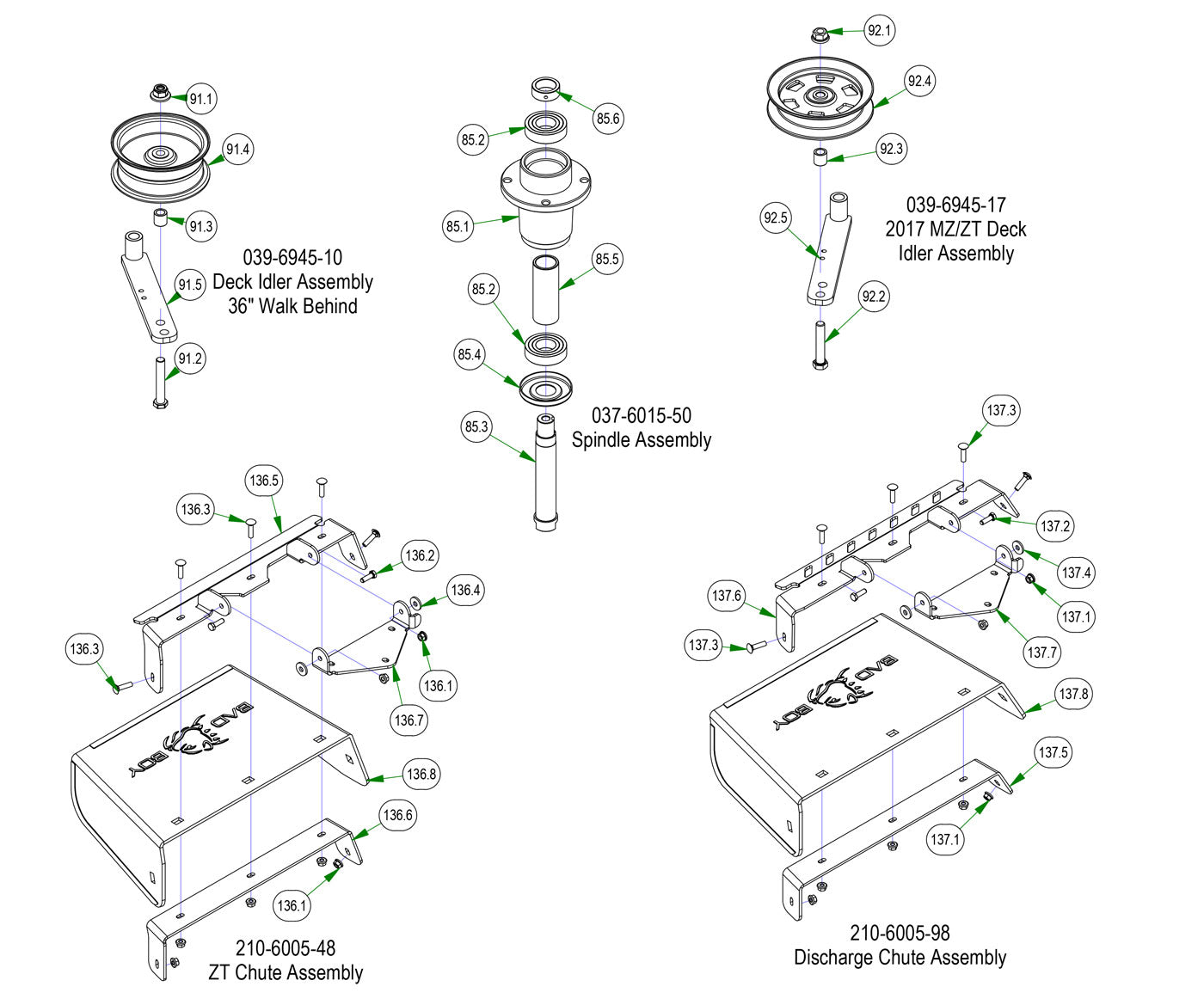 Deck Sub-Assemblies