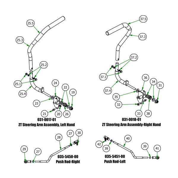 Steering Arms & Push Rods