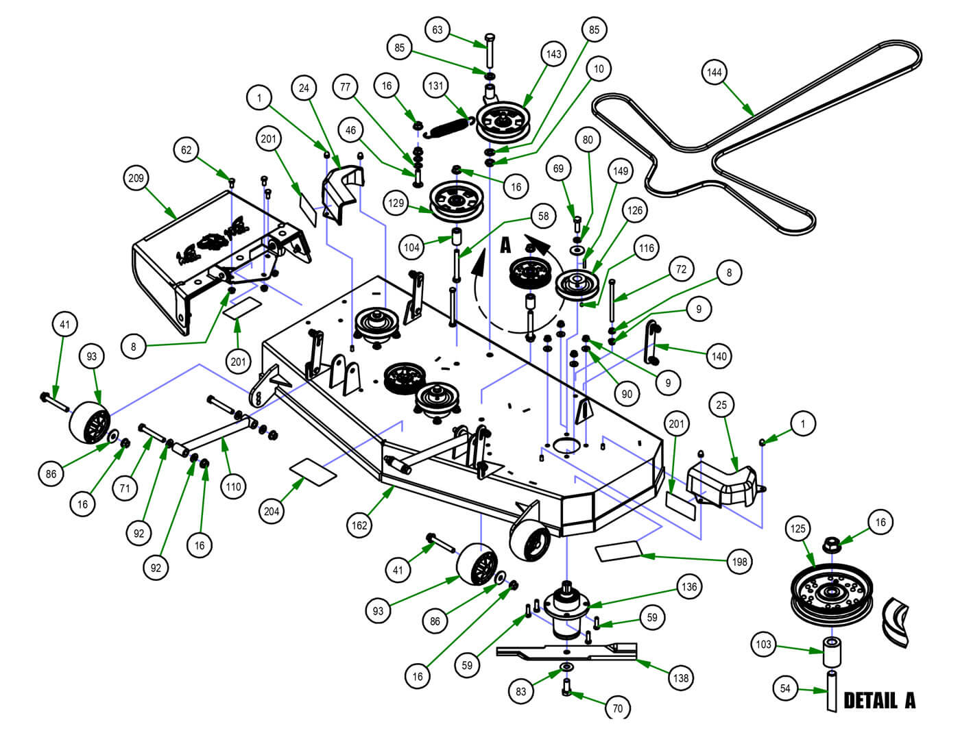48" Deck Assembly