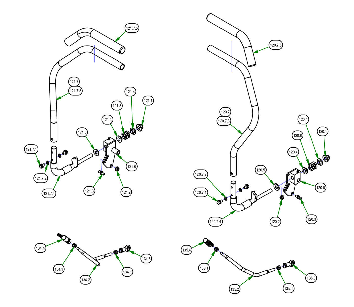 Steering Arms & Push Rods