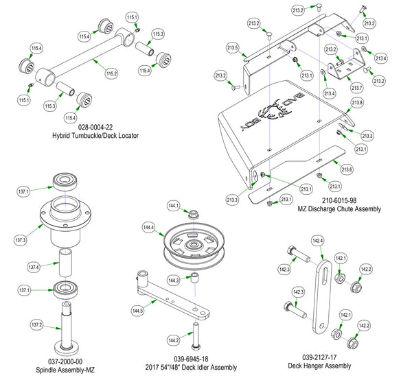 Deck Sub Assemblies