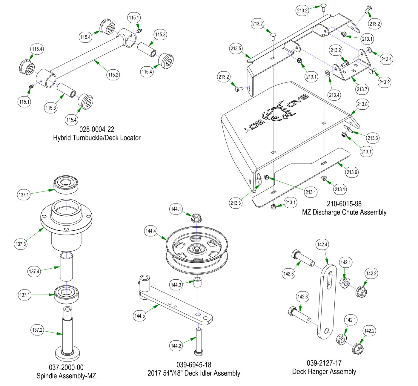 Deck Sub Assemblies