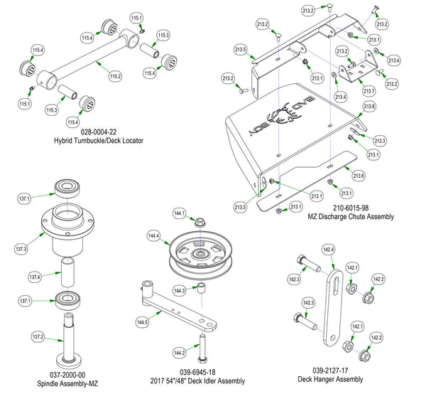 Deck Sub Assemblies