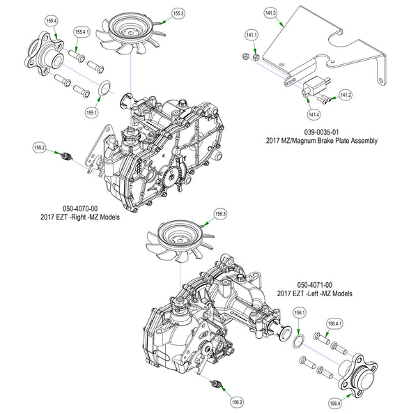 Transaxles Sub Assemblies