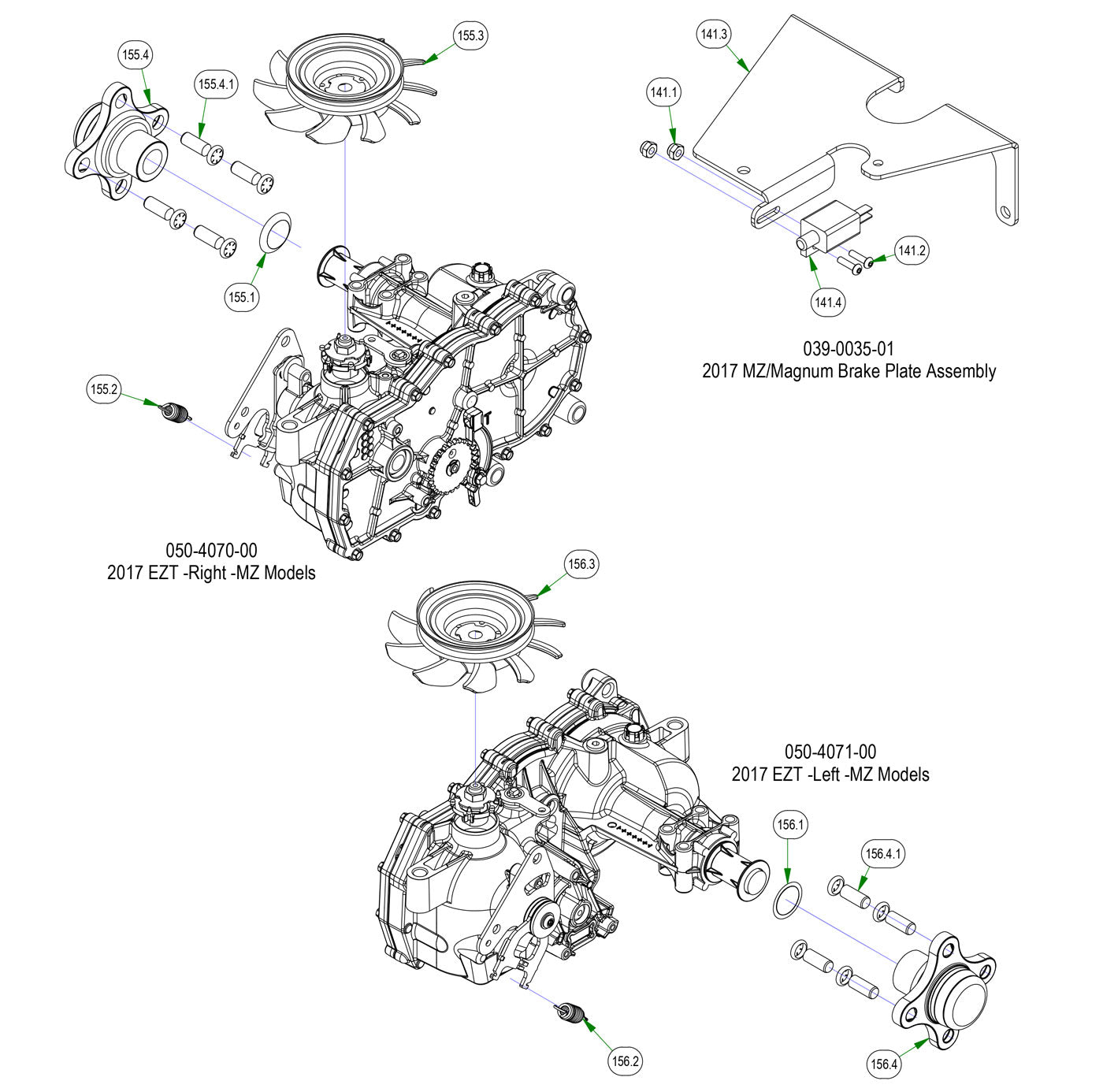 Transaxles Sub Assemblies