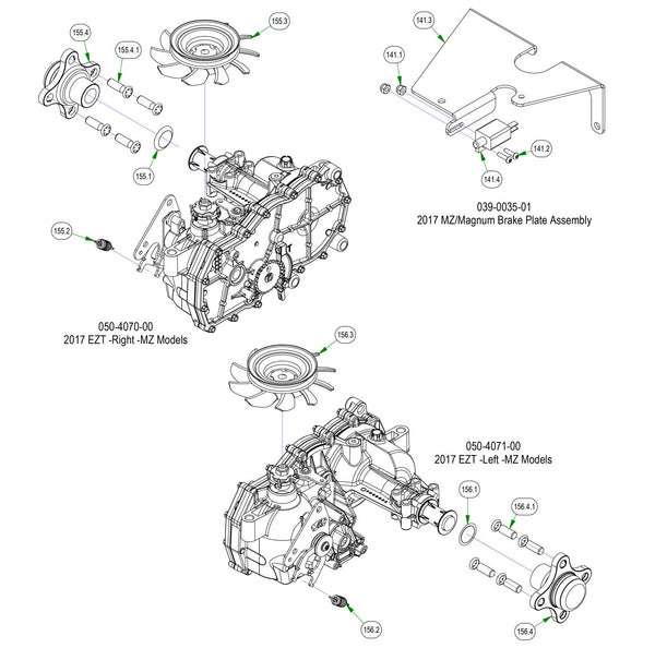 Transaxles Sub Assemblies