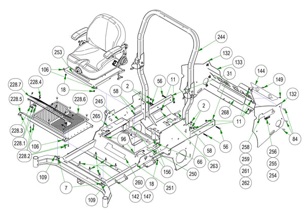 Covers & Seat Pan Assembly