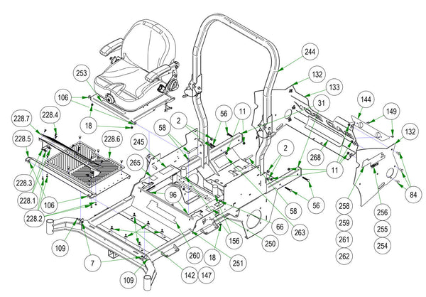 Covers & Seat Pan Assembly