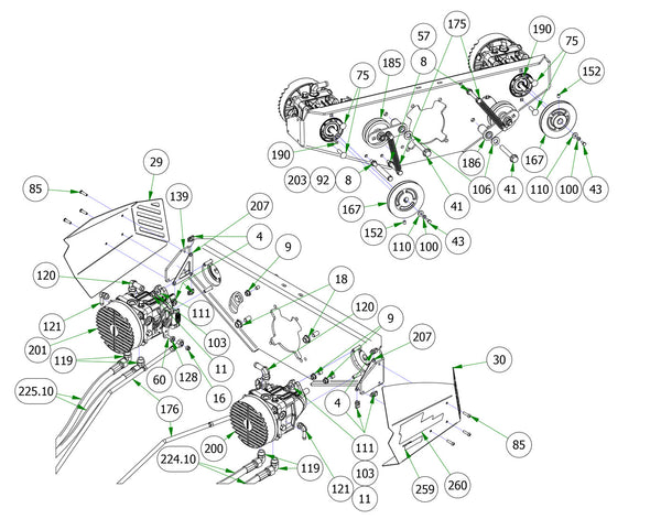 Pump & Idler Assembly