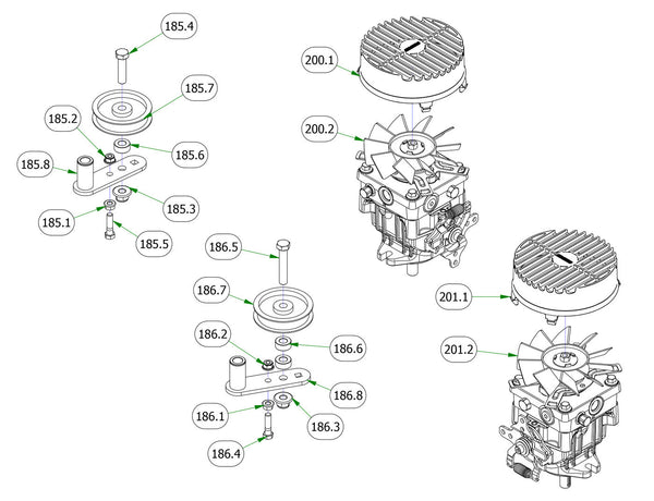 Pump & Idler Subassemblies