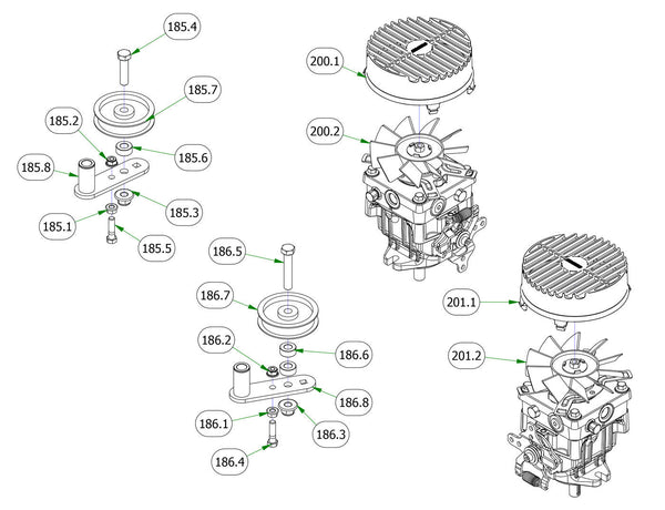 Pump & Idler Subassemblies