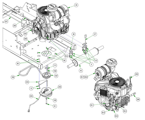 824cc Yamaha EFI 33HP