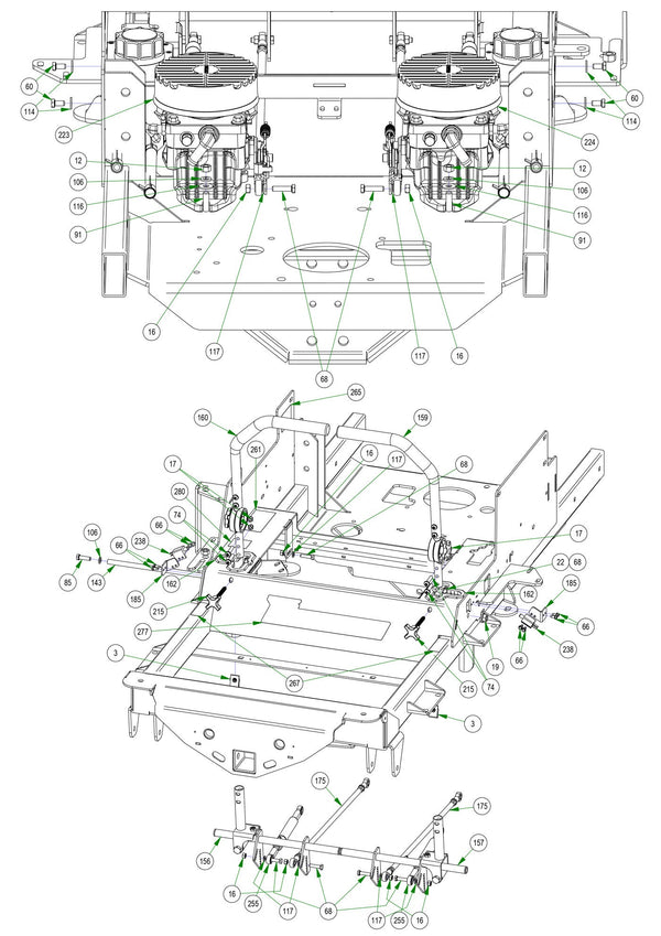 Drive Arms Assembly