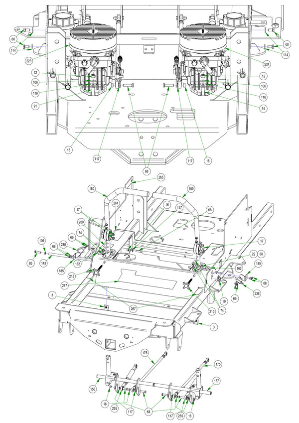 Drive Arms Assembly