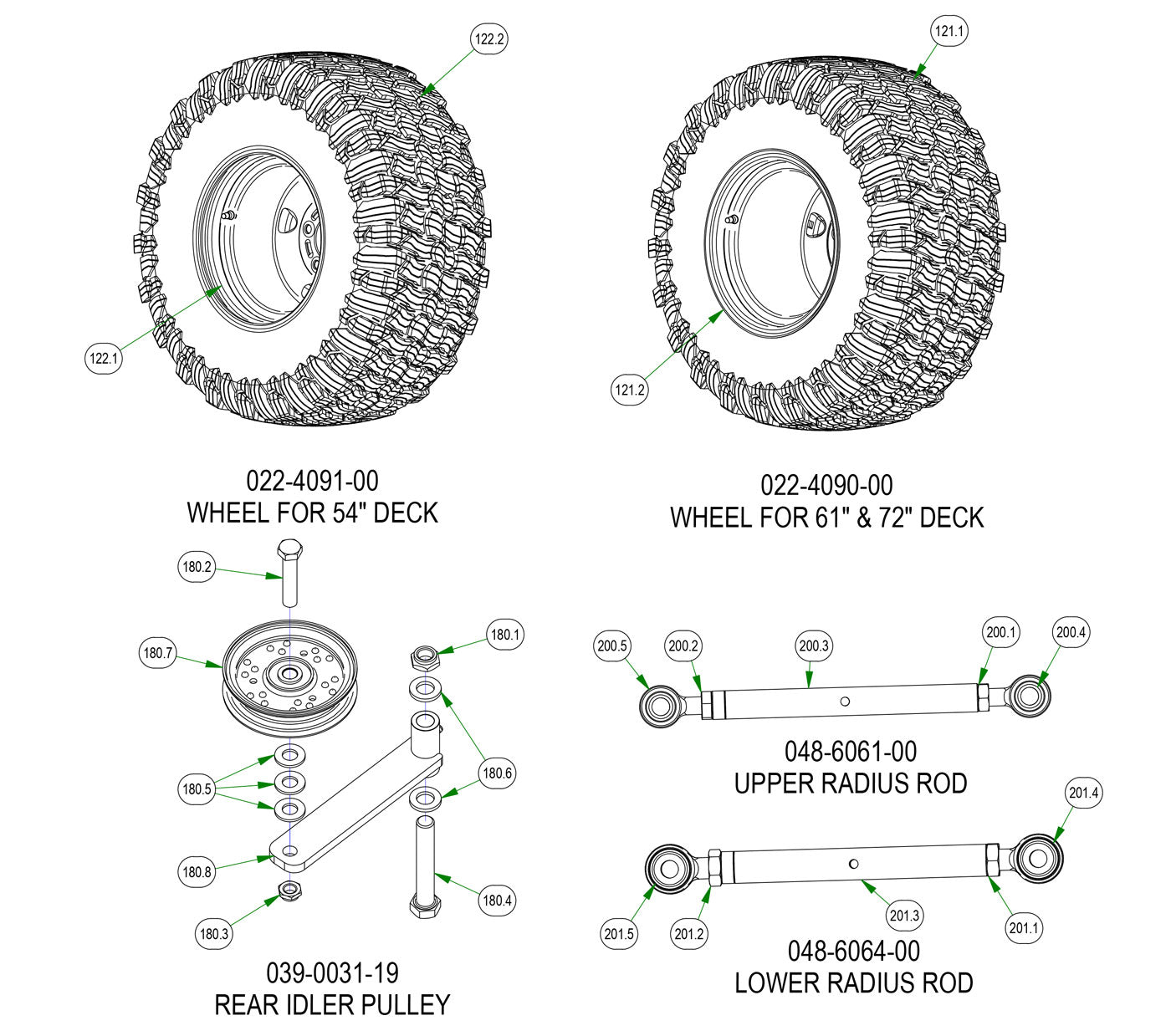 Rear Suspension Subassemblies