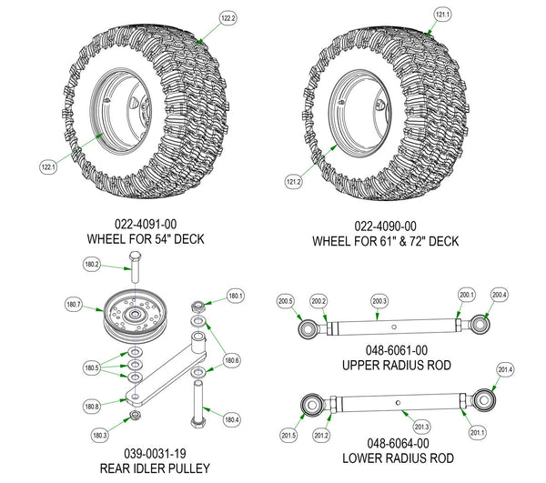 Rear Suspension Subassemblies