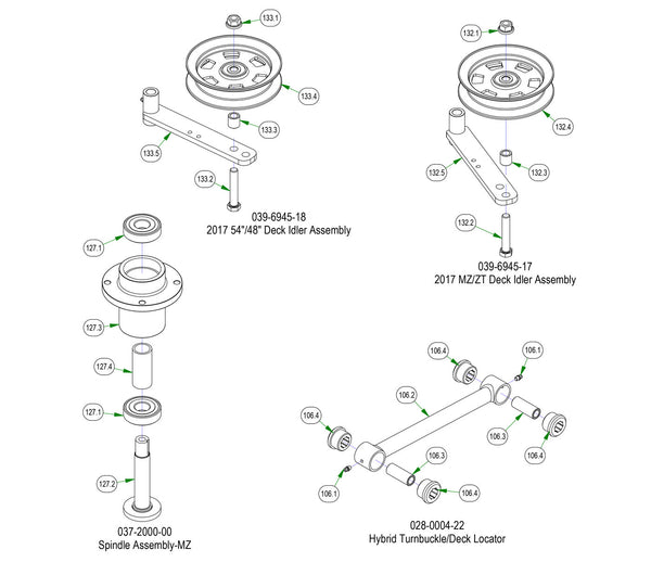 Deck Sub Assemblies