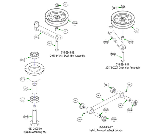 Deck Sub Assemblies