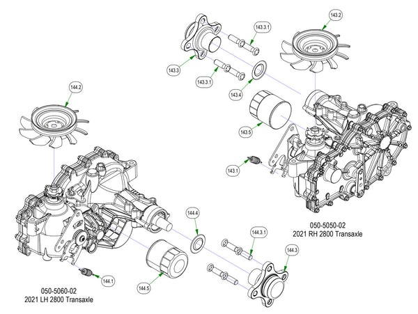 Transaxle Sub Assemblies