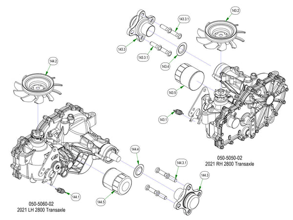 Transaxle Sub Assemblies